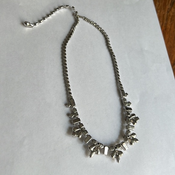 Sherman Vintage Rhinestone Crystal Silver Choker Statement Necklace - Picture 10 of 16